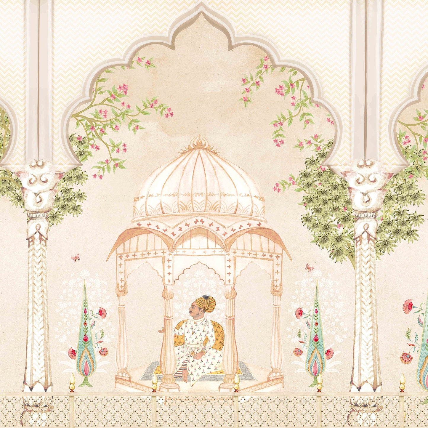 A Royal Gathering | Pichwai and Architecture | My Space of Joy