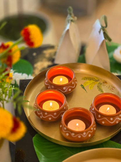 Matti kunda -  Diya/Dessert bowl set of 4