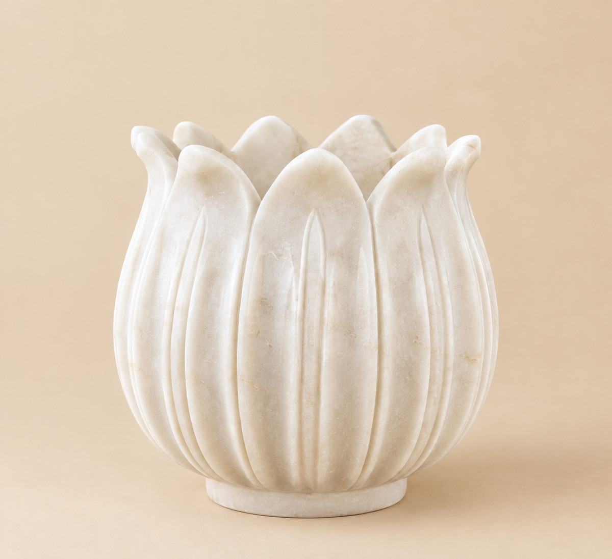 Grande Tulip Marble Vase