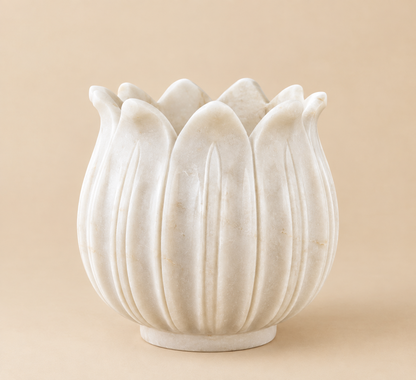 Grande Tulip Marble Vase