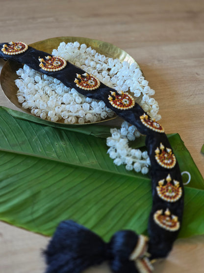 Jadau Jada set - Braid ornament