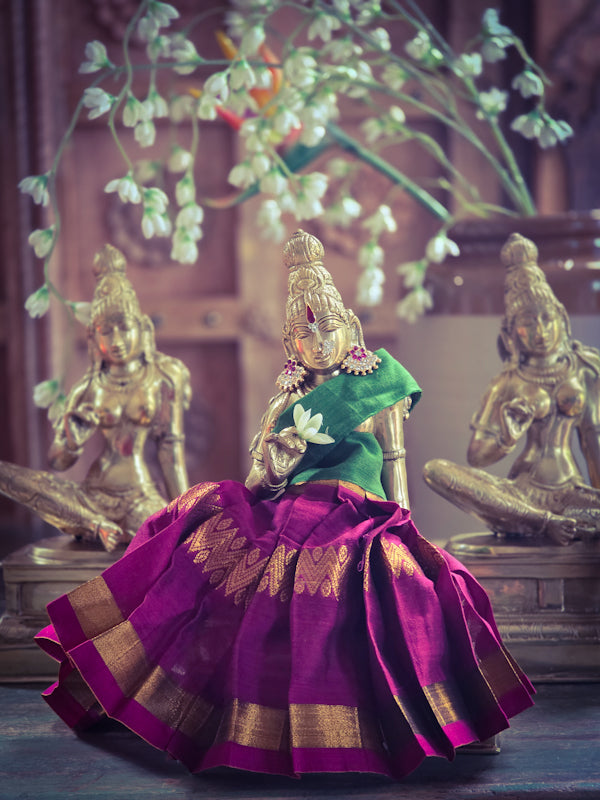 Lalitha parameshwari - Antique Brass Ammavaru Idol