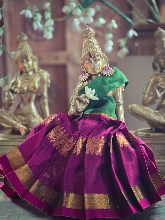 Lalitha parameshwari - Antique Brass Ammavaru Idol