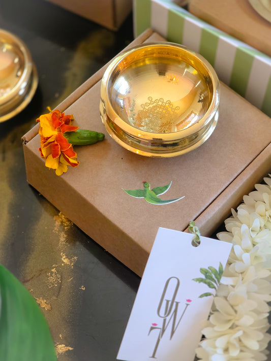 Brass prasadam bowl
