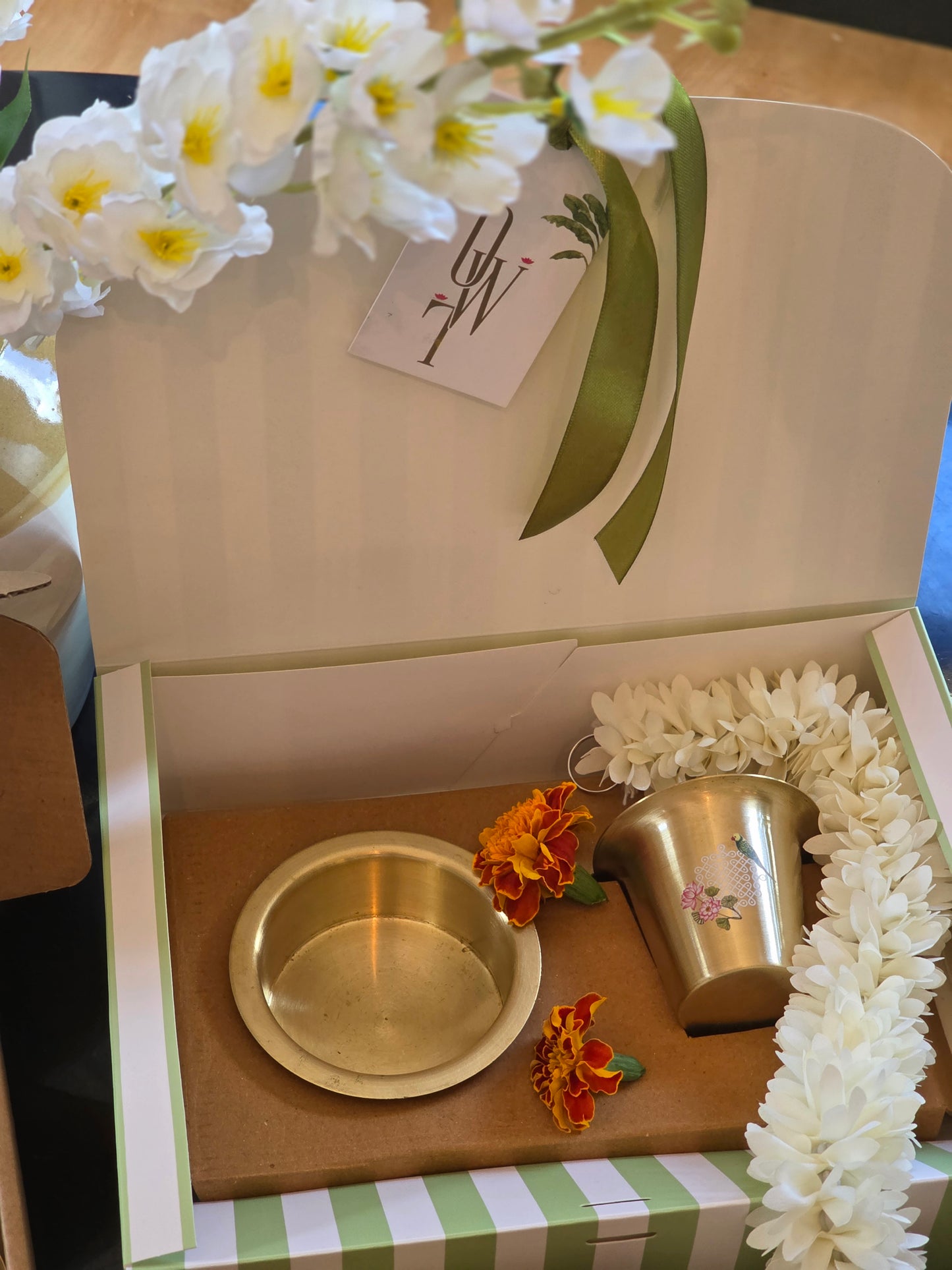 Brass dabara set Gift box