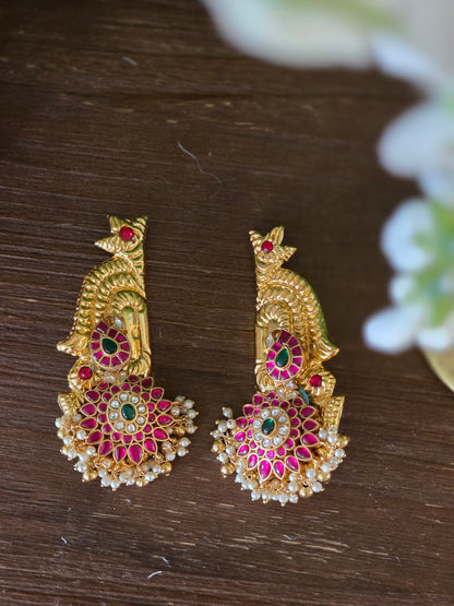 Jadau earrings