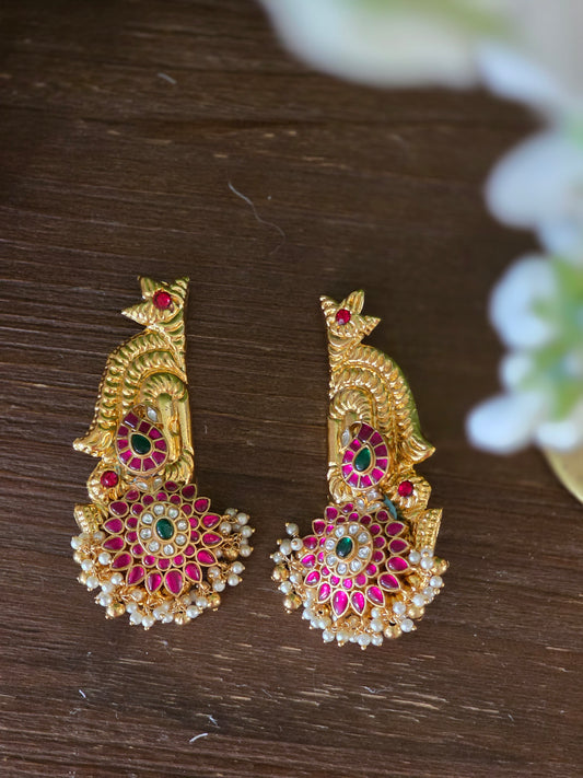 Jadau earrings