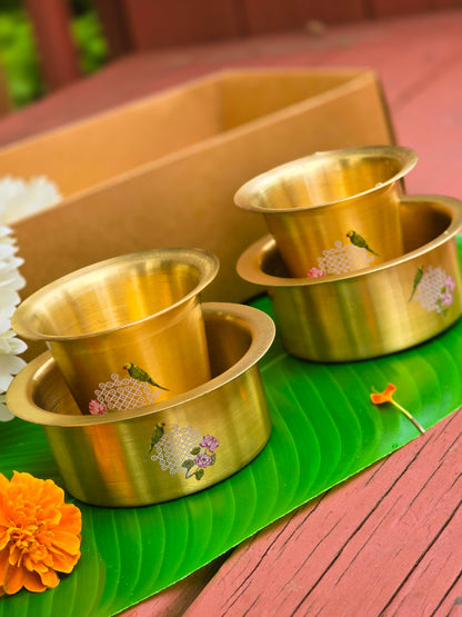 Seethakoka Chiluka - Brass dabara set