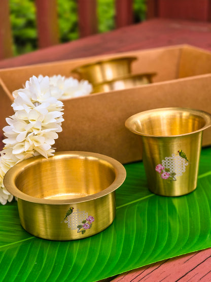 Seethakoka Chiluka - Brass dabara set