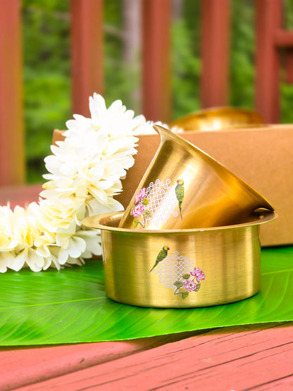 Seethakoka Chiluka - Brass dabara set