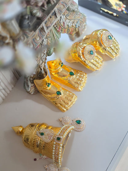 Rohini Kiritam – Pacha (Green Diamond inspired crown)