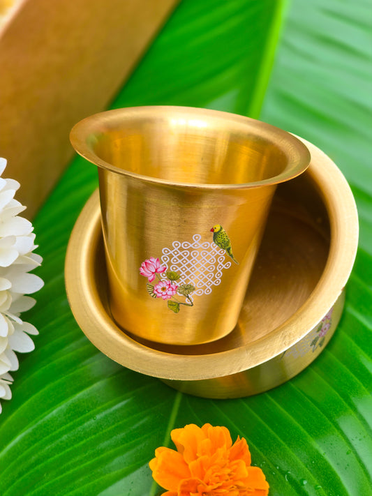 Seethakoka Chiluka - Brass dabara set