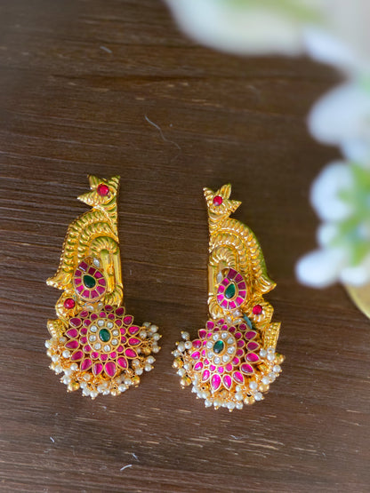 Jadau earrings