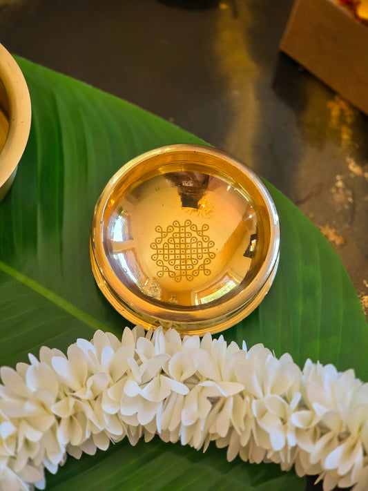 Brass prasadam bowl