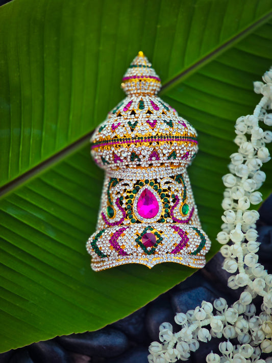 Ratna Kiritam - Stone Crown for Deity