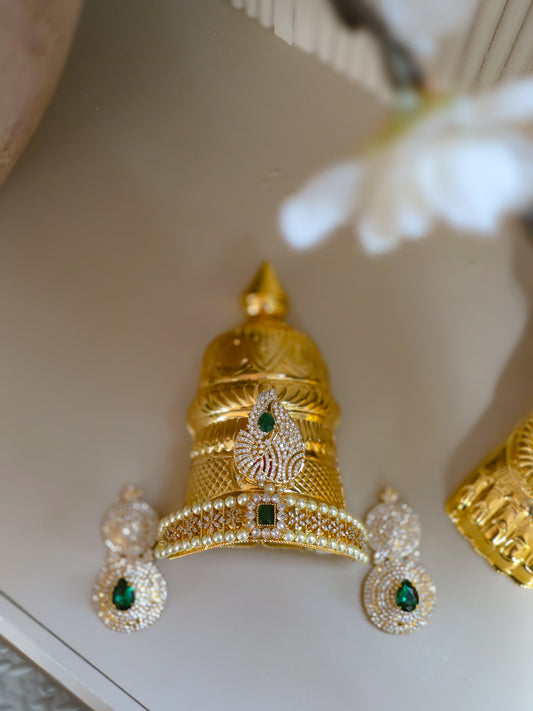 Rohini Kiritam – Pacha (Green Diamond inspired crown)