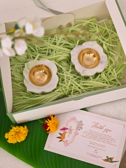 Chitti Kaanuka (Marble diya set of 2)